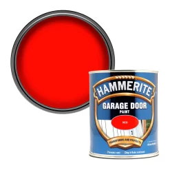 paint store 6 Hammerite Gloss Red High Sheen Garage Door Paint, 750ml