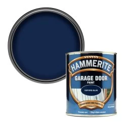 paint store 4 Hammerite Oxford Blue High Sheen Garage Door Paint, 750ml